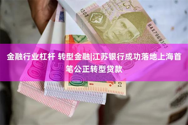 金融行业杠杆 转型金融|江苏银行成功落地上海首笔公正转型贷款